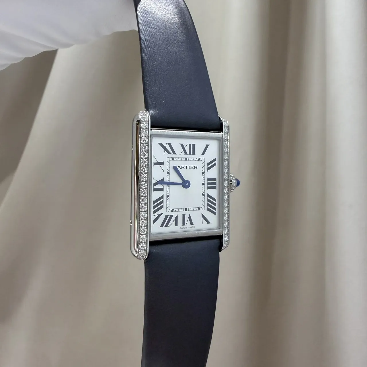 อื่นๆ Cartier Tank Must de Cartier Watch Size L Diamond 0.48ct